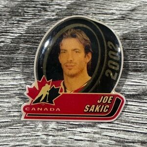 Team Canada 2002 Pin #8 of 24: Joe Sakic - Vintage Collectible Lapel Pin